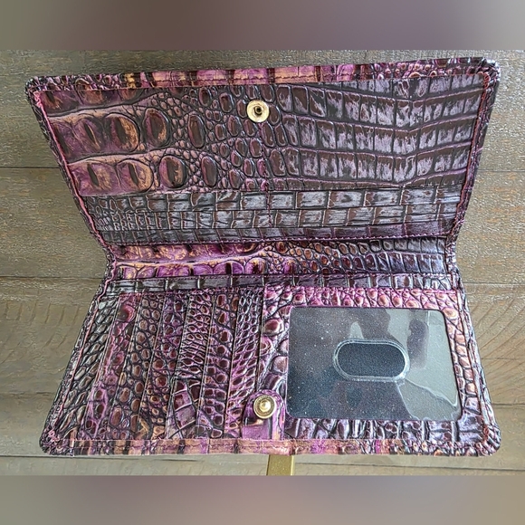 Brahmin Mini Asher Tote- Wallet In Mojave Vineyard Exclusive Embossed Leather - Picture 12 of 16